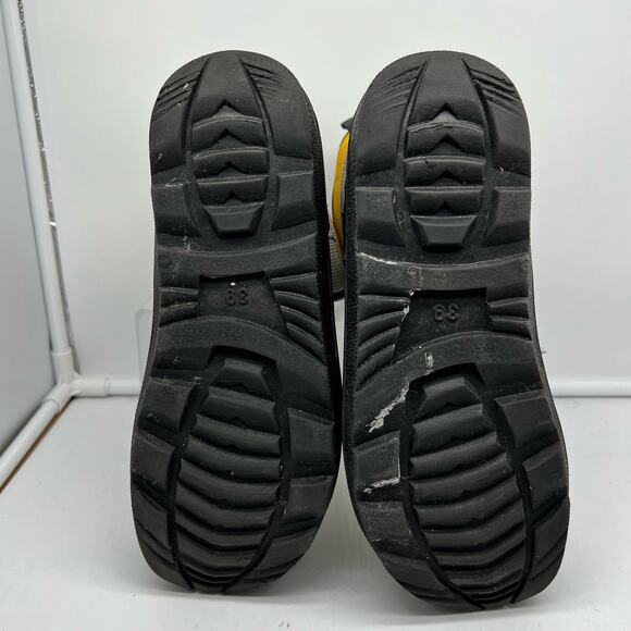 Ralph Lauren Polo Sport Boots Womens 8 Extreme Winter Vintage 90s Yellow Red - Picture 9 of 9